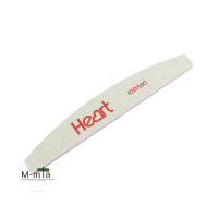 Пилка для ногтей Heart Half 100/180